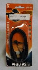 Philips 6ft. TOSLINK Optical Cable with Mini Adapters Digital PH61043