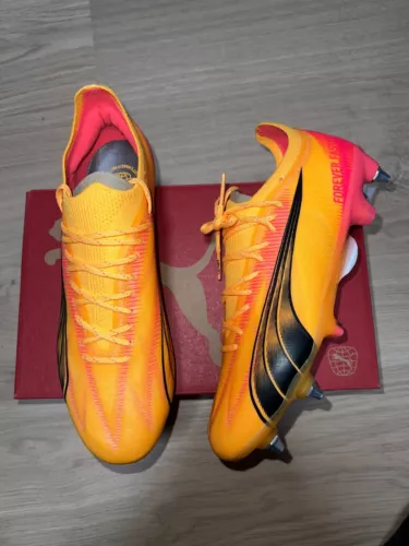 Puma Ultra Ultimate Sg-Pro arancione/rosa UK 8,5 US 9,5 Eur 42,5