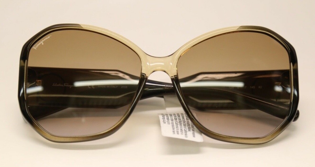 Salvatore Ferragamo SF942S 326 Brown/Gradient Brown Lens 