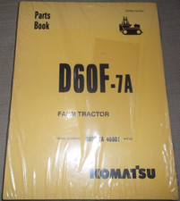 Manuel De Pièces Du Tracteur Agricole KOMATSU D60F-7A Catalogue S/N 40001-UP