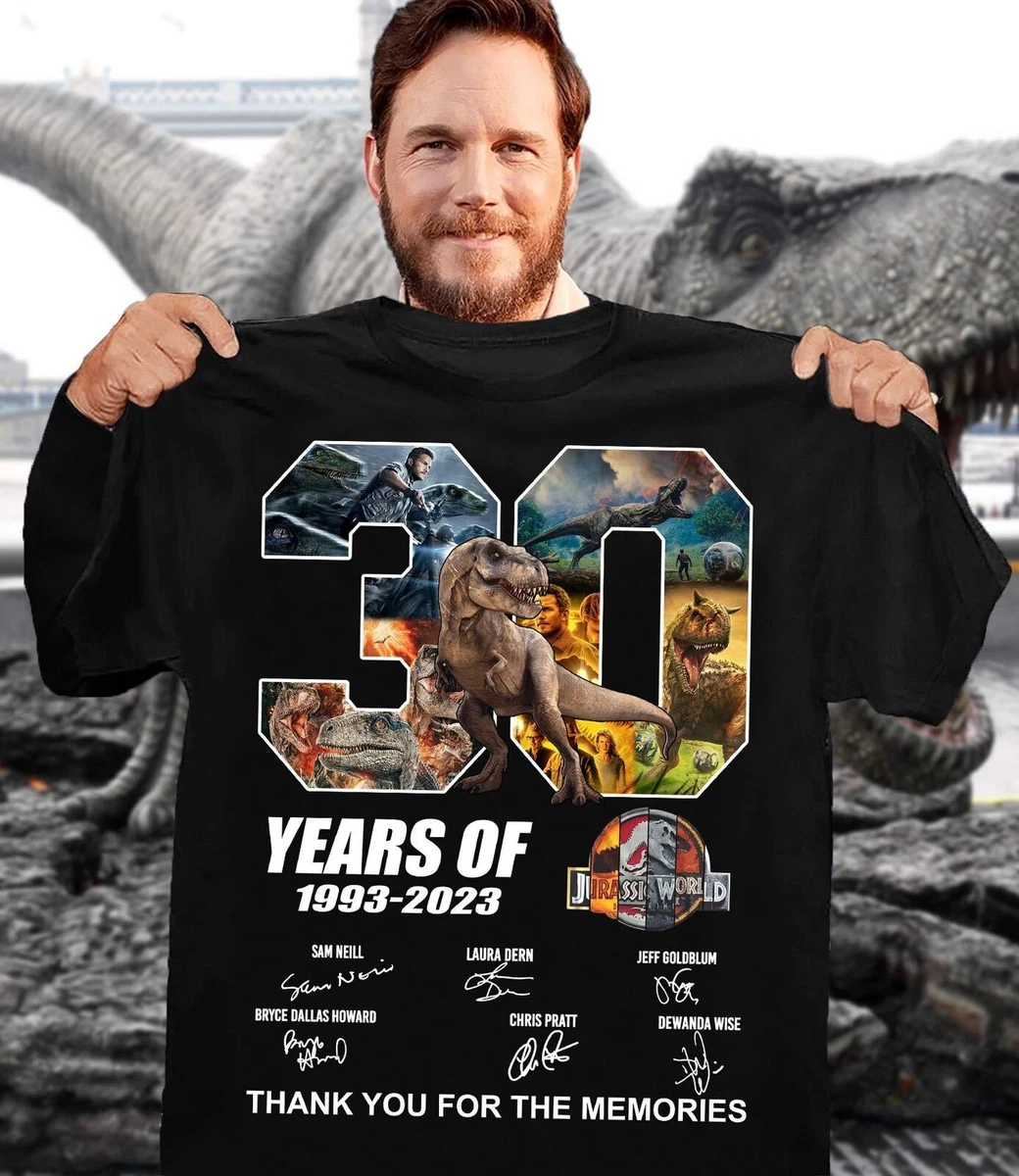 Jurassic World Dominion 30 Years Of 1993 2023 Thanks For The Memories 2D T SHIRT