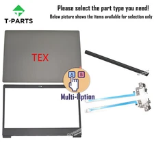 Lcd Cover TEX/Bezel/Hinges/Cap Lot For Lenovo S145-14IWL S145-14API S145-14IIL