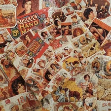 JIGSAW PUZZLE Style Cigar Labels Springbok 500 Pieces PZL4524 COMPLETE Vintage