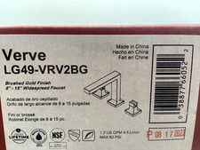 Pfister LG49-VRV2BG Verve 1.2 GPM Widespread Bathroom Faucet Gold *Scratches*