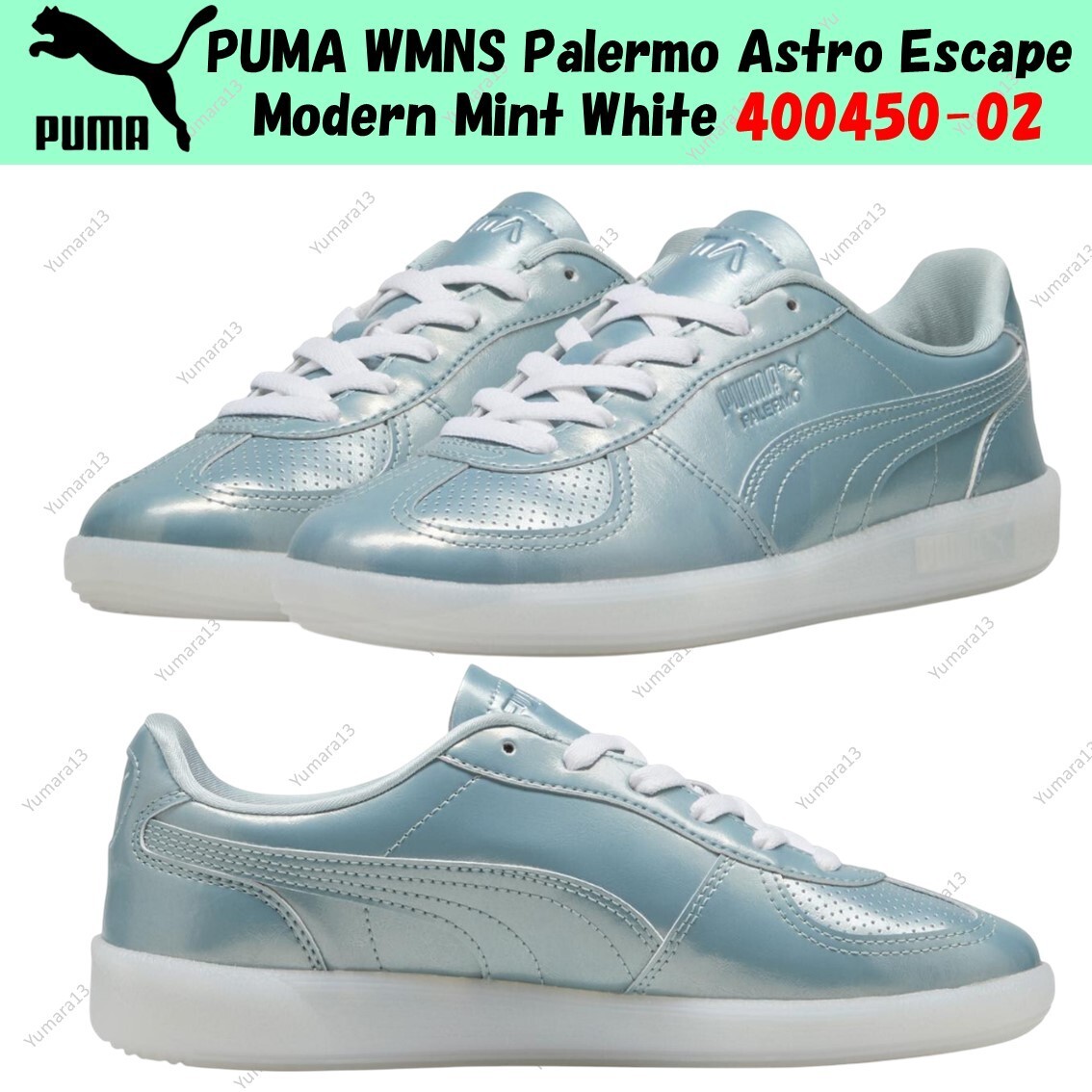 PUMA WMNS Palermo Astro Escape Modern Mint White 400450-02