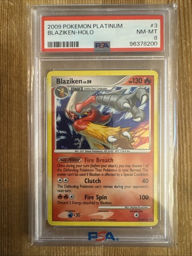Blaziken graded PSA 8 for sale on eBay
