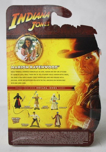 INDIANA JONES 2008 MARION RAVENWOOD FIGURE RAIDERS OF THE LOST ARK HASBRO NEW ! - Picture 3 of 5