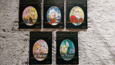 Die Rosen von Versailles Lady Oscar - Manga Band 1, 2, 3, 4, 6 (Deutsch) Ideka