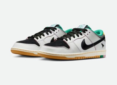 CSEF x Nike SB Dunk Low Pro 'White/Black' HJ4132-100 Men s 6.5 Women s 8