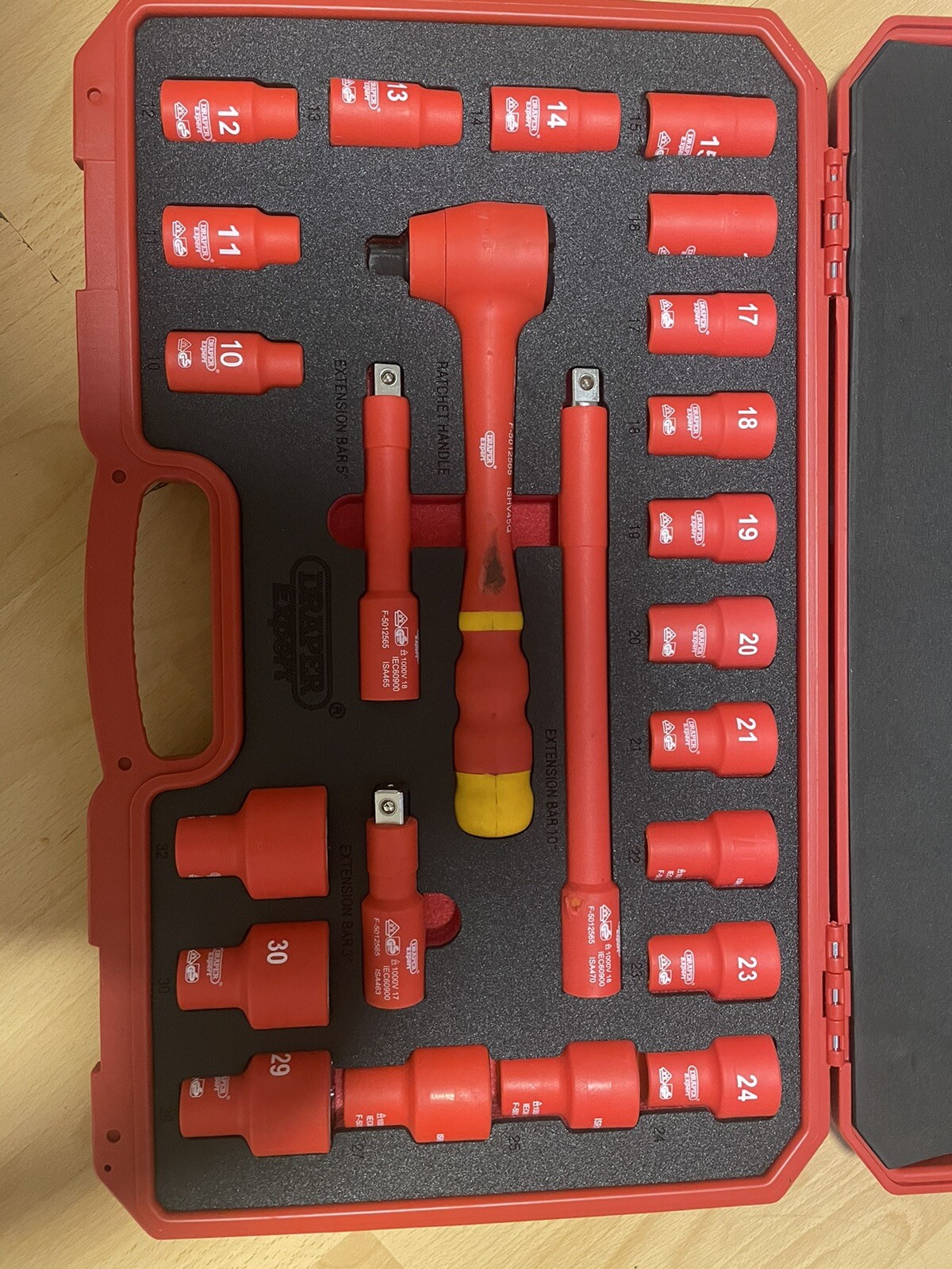 Draper Expert 31070 Insulated Socket Set 24 Piece for sale online 