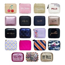 Miamica Travel Pill Case w Organizer Novelty Designer Fashion