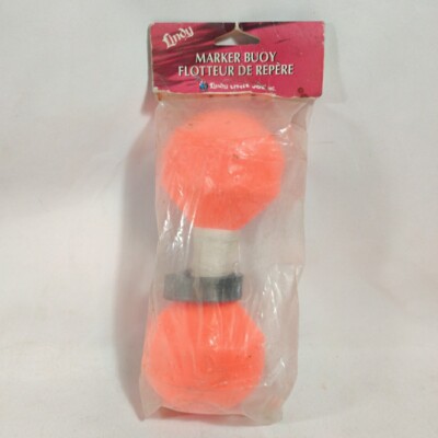 Lindy Fishing Marker Buoy Floats Orange Easy To See New Old Stock Little Joe Inc