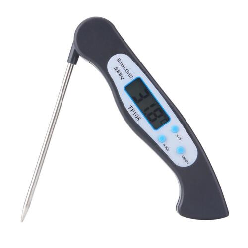 Klappbare Digital Ofen Labor Thermometer BBQ Fleisch flüssiges Wasser Öl Essensp - Bild 8 von 9