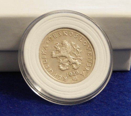 1928 Czechoslovakia 20 Haleru - Neat Old Coin - See PICS