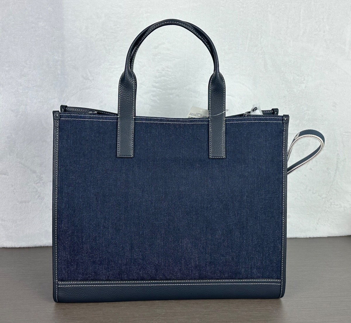 Michael Kors Unisex Cooper Dark Denim Blue Structured Tote