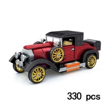 Sembo Classic Car Building Blocks Red Coup 33...