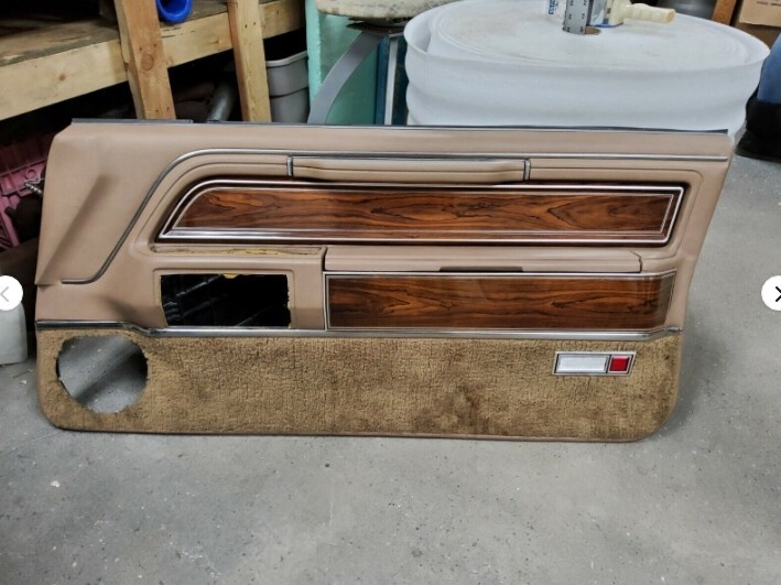 1980-1983 Lincoln Mark VI 2 DOOR COUPE Pass Right Door Panel OEM
