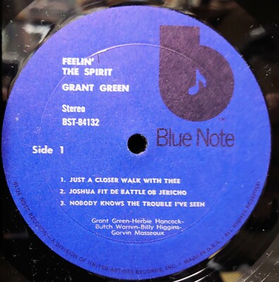 米LP Grant Green Feelin The Spirit BST84132 BLUE NOTE /00260 GRANT GREEN / Feelin' The Spirit (LP) / Blue Note | WAXPEND RECORDS