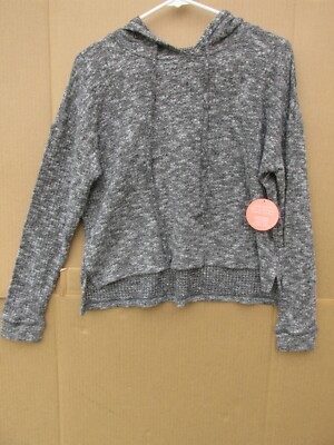 Guru Active Women s Junior Hoodie Gray Pullover Medium NWT