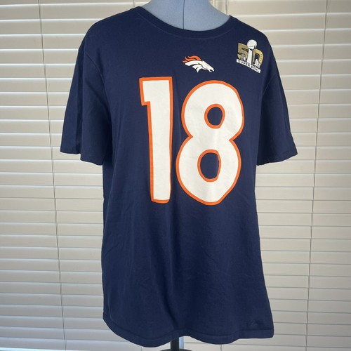 Peyton Manning Denver Broncos T-Shirt Gr. L Nike NFL Team Apparel Super Bowl 50 - Bild 10 von 17