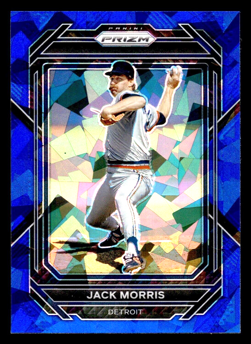 2023 Panini Prizm Jack Morris Blue Ice Prizm #274 - Detroit Tigers