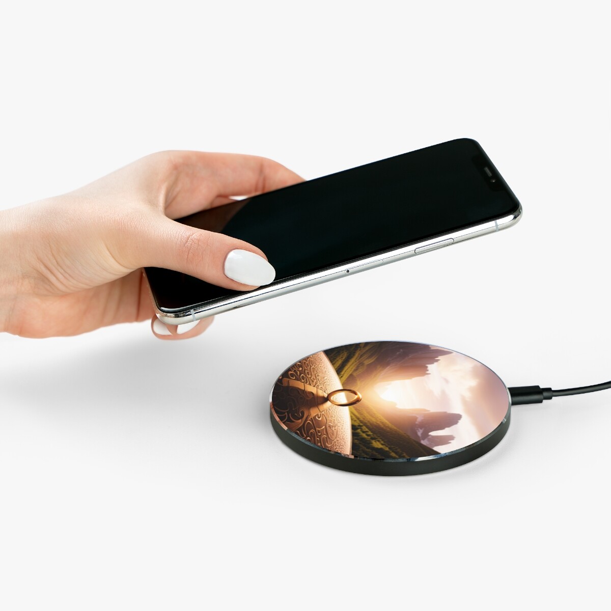 Fast Wireless Charger Pad for Phones & Devices-image