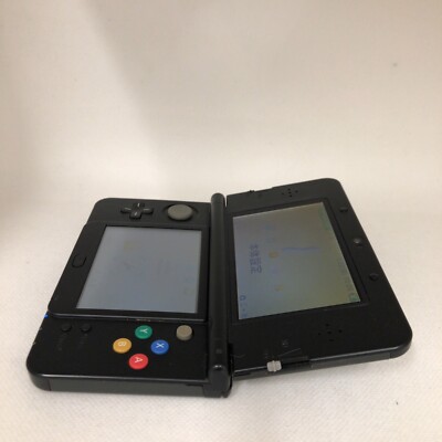 Nintendo New 3DS Black Console Working Tested Japanese ver used