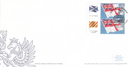 White Ensigns generic GB FDC Flagg Buxton (a) 2005 (107721)