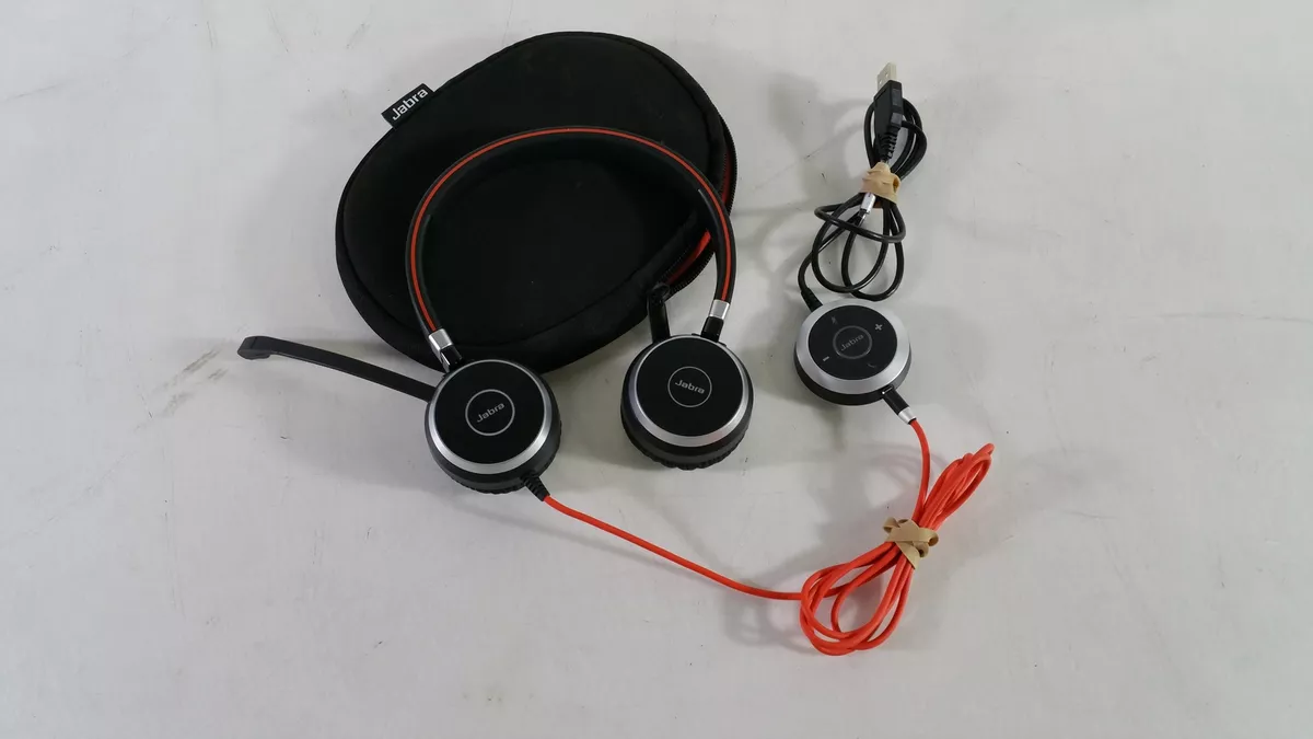Jabra HSC017 Evolve 40 USB Wired Stereo Headset W Case