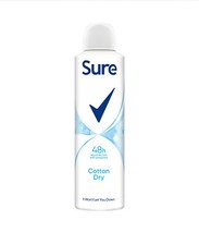 Sure Women Motion Sense Anti-Perspirant Deodorant, Cotton Dry, 3 Pack, 250ml