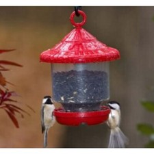 CLINGERS ONLY BIRD FEEDER -RED- Songbird Essentials EASY FILL  CLEAN SE7013