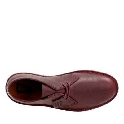 Clarks Originals Men\'s Desert Boot 9.5 M Burgundy Tumbled Leather 26125547 s-l400.jpg main image 4