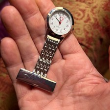 NURSES WATCH Doctor Nurse Fob Watch Quartz Hanging Brooch Unisex Easy to Read