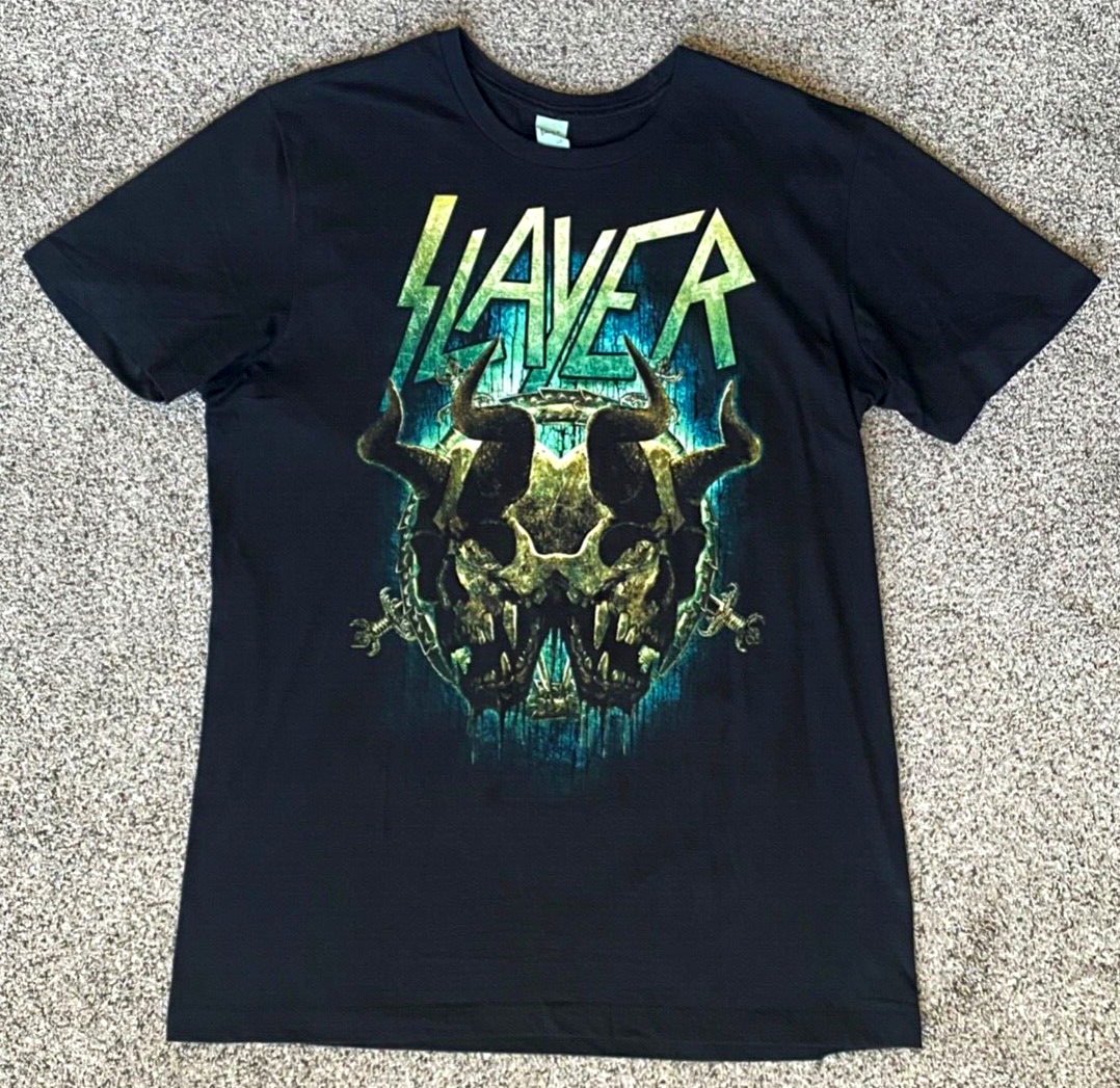 SLAYER T Shirt-Pacific-L-Black-Graphic Tee | eBay