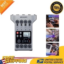 PodTrak P4 Battery-Powered Podcast Recorder with 4 Mic Inputs  USB Inputs