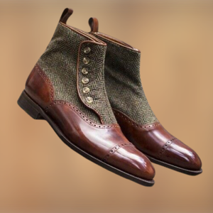 mens button boots uk