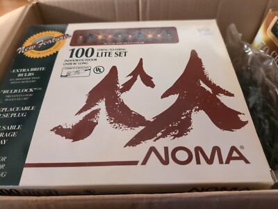 Vintage Noma 100 String To String Light Set 46 Inches Long | eBay