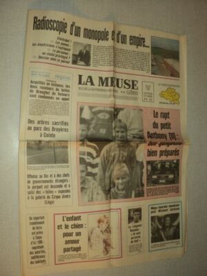 LA MEUSE 1992/030 (5/2) BB KING SEAN CONNERY THIERRY LHERMITTE RESNAIS DUVAL