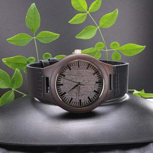 Seattle Seahawks Men's Watch Gift, The 12th Man, Engraved Wooden Watch, Luxury B - Picture 4 of 10