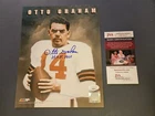 OTTO GRAHAM "H.O.F. 1965" Cleveland Browns Signed Auto 8x10 Photo - JSA COA