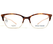 Cole Haan Eyeglasses Frames CH5029 239 Pink Tortoise Gold Cat Eye 53-18-135