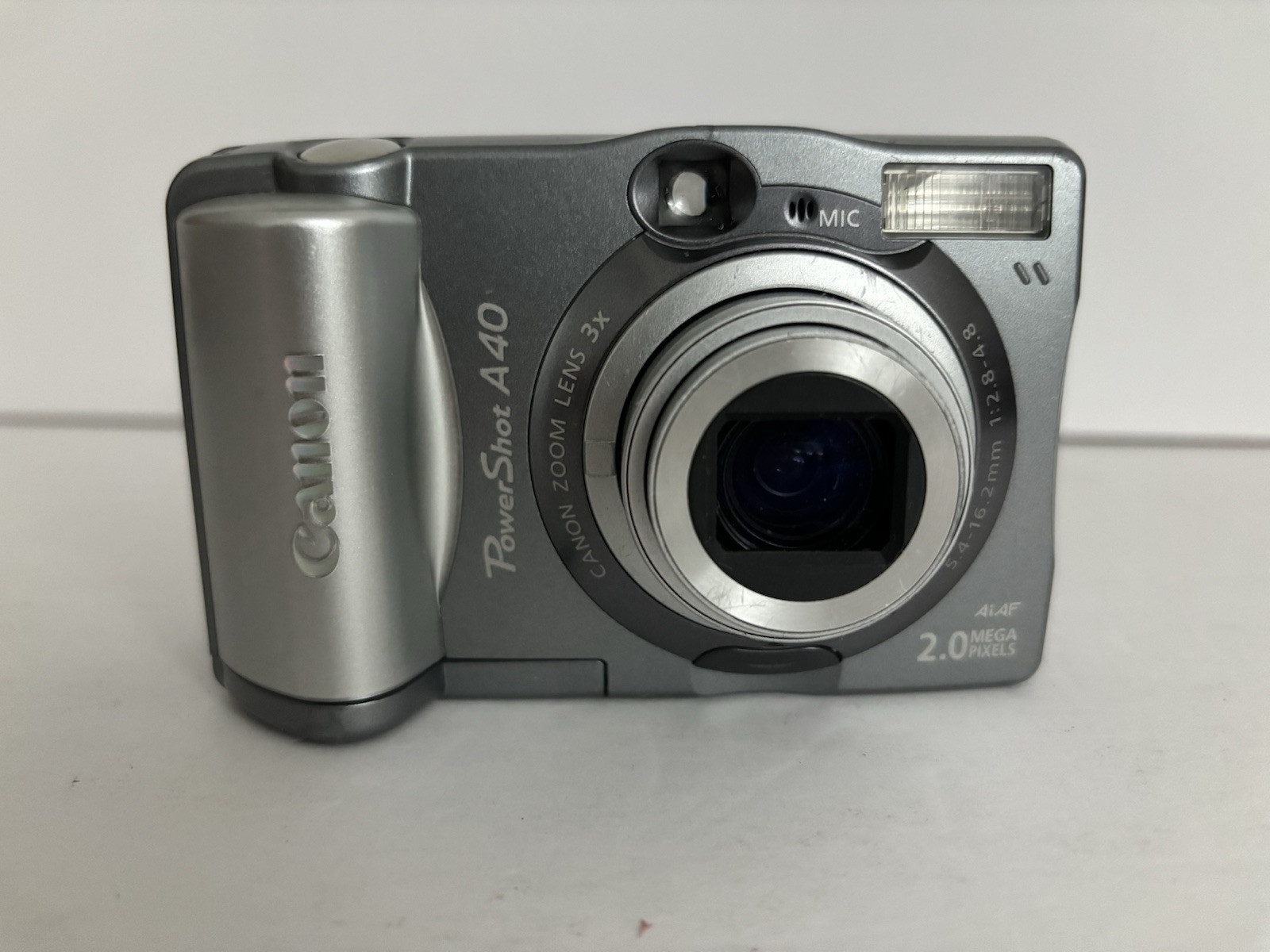 Canon Powershot A40 2.0MP Digital Camera Tested Working NO MEMORY CARD