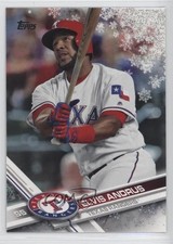 2017 Topps Holiday Wal-Mart Exclusive Metallic Snowflake Elvis Andrus 5q7