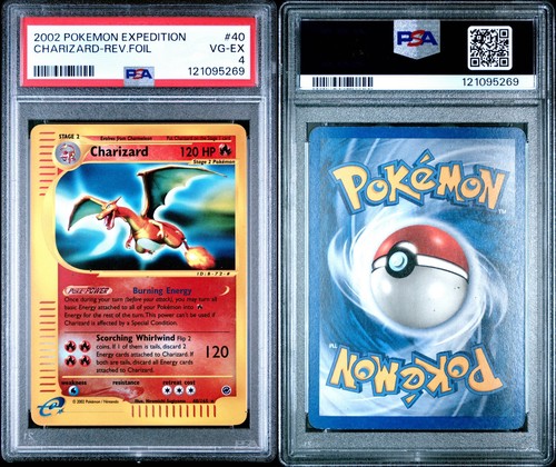 Charizard graded PSA 4 for sale on eBay