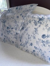 Laura Ashley Blue Floral King Shams