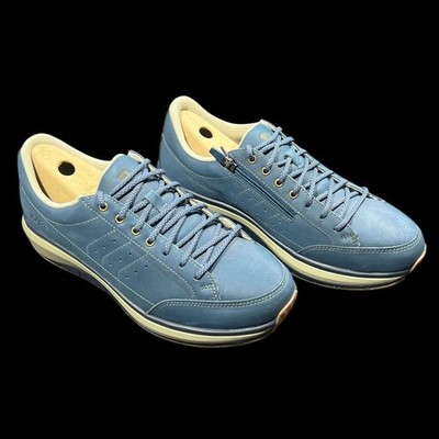 Joya Moscow Zip Men Blue Leather Comfort Shoes US 11.5 EU 45 2/3