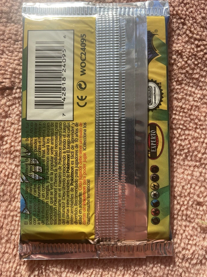 New Factory Sealed Pokémon Base Set Booster Spanish Venusaur Artwork 1999 WOTC - Image 4 of 4