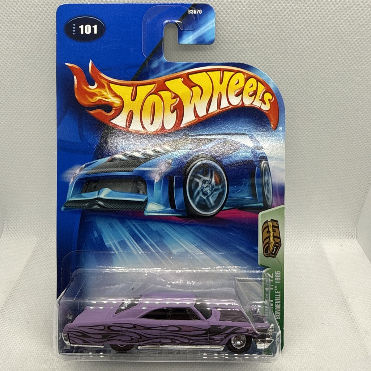 Hot Wheels 2004 Treasure Hunt 1965 Pontiac Bonneville, Purple, 1