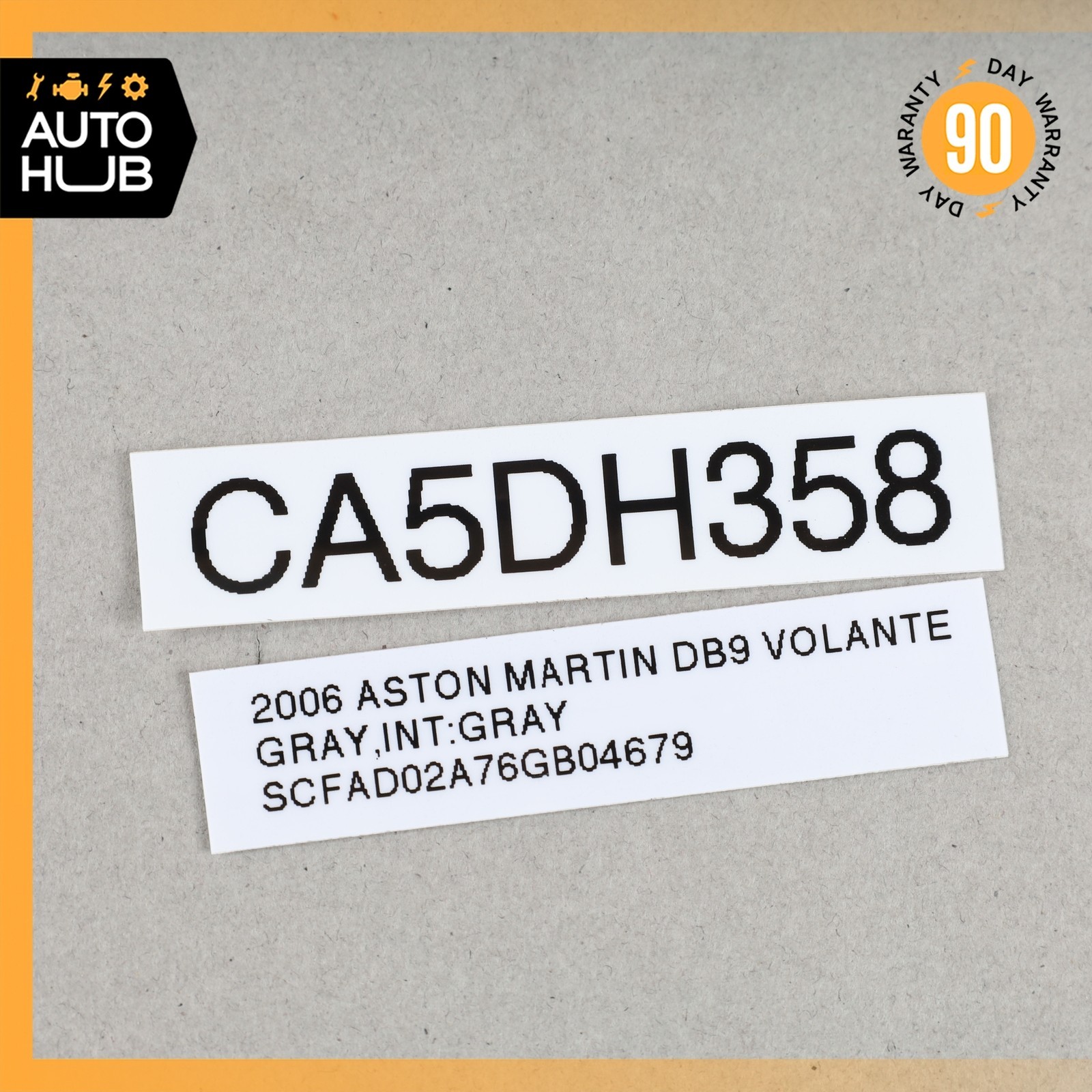 05-12 Aston Martin DB9 Linn Center Dashboard Speaker 4G4318808BA OEM 34k