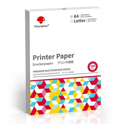 A4 Printer Paper, Non-Thermal Paper, High Quality Universal Paper Compa...